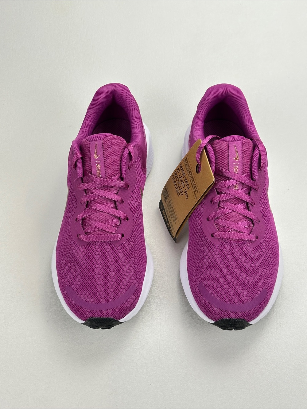 Nike Revolution 7 Women’s Running Shoes Pink Gold Size 6.5 New - Picture 5 of 8